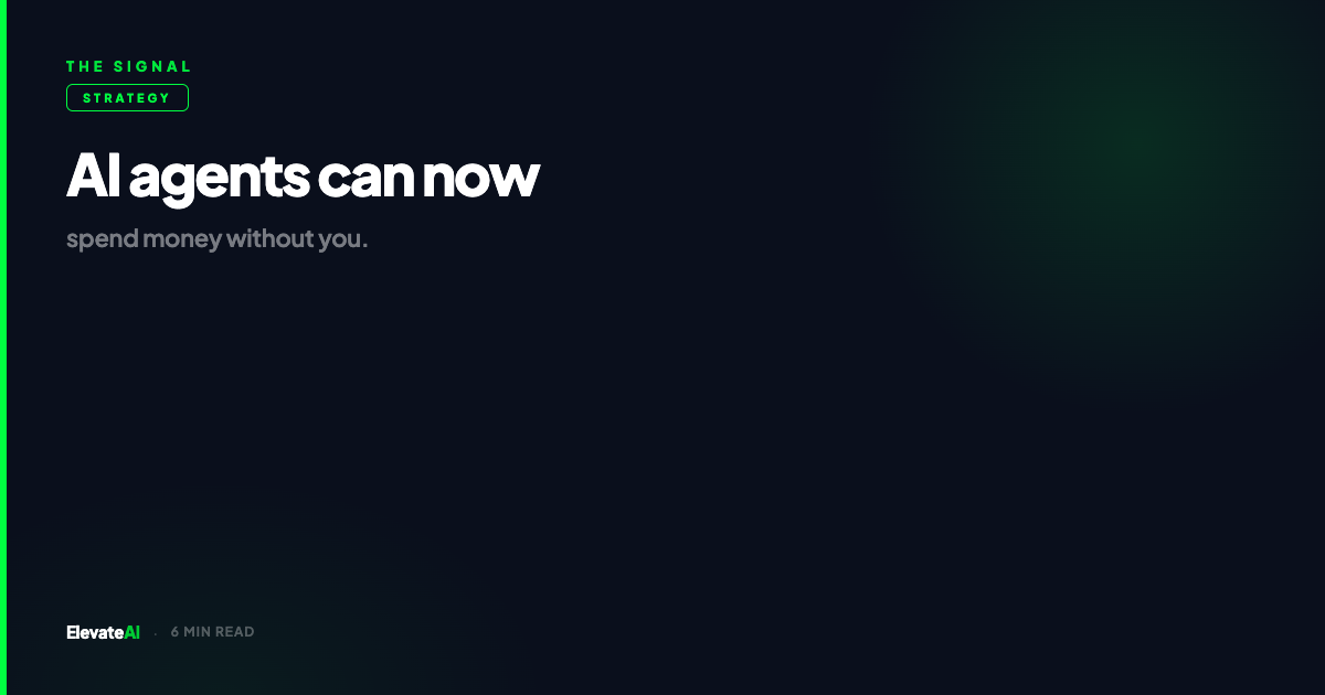 Stripe Just Gave AI Agents a Wallet